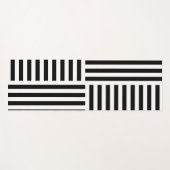 垂直および水平ストライプ方向 ヨガマット (正面(横))