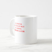 垂直になること コーヒーマグカップ (正面左)