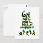 垂直に表示 ポストカード (正面/裏面)