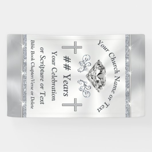 垂直の教会のビニールバナーの任意の大事な行事 横断幕 (横)