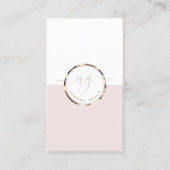 垂直の白い金ゴールドの猶予 名刺 (正面)