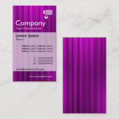 垂直は-ブラシをかけられたマゼンタにバンドを付けました 名刺 (正面/裏面)