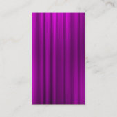 垂直は-ブラシをかけられたマゼンタにバンドを付けました 名刺 (裏面)