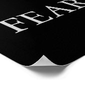 垂直やる気を起こさせる大胆不敵な鷲のポスター ポスター (角)