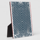 垂直アメリカ国旗 フォトプラーク (側面)