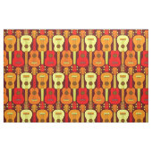 垂直ウクレールパターン ファブリック (ファットクウォーター)