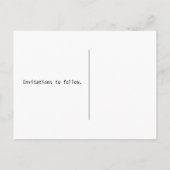 垂直カスタムフレーム：切り取った日付を保存 案内ポストカード (裏面)