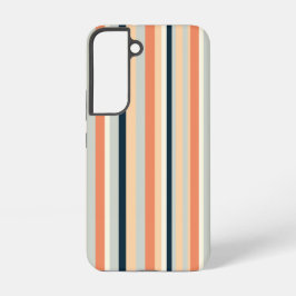 垂直カラフルストライプパターン（の模様が）ある SAMSUNG GALAXY S22ケース