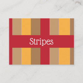 垂直カラフルストライプ 名刺