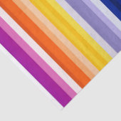 垂直カラフルデザインストライプ 薄葉紙 (詳細)