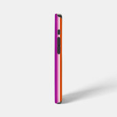垂直カラフルデザインストライプ iPhoneケース (左側面)