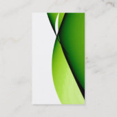 垂直グリーンイエローホワイトトレンディーコンサルタント 名刺 (裏面)
