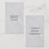垂直グレーの背景の平モダン面 名刺 (正面/裏面)