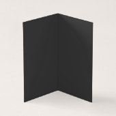 垂直グレーの黒いプロフェッショナルの平モダン面 名刺 (内部)