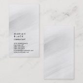 垂直グレープロフェッショナルトレンディー 名刺 (正面/裏面)