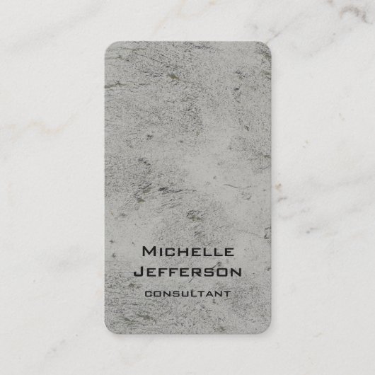 垂直グ芸術的レーウォールユニークデザイン 名刺 (正面)