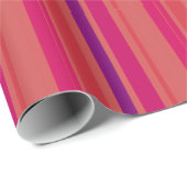 垂直サンゴストライプ礁 ラッピングペーパー (ロールコーナー)