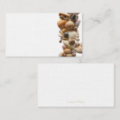 垂直シェル縁ど座席表 プレイスカード (正面/裏面)