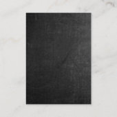 垂直シャルボードグレーレッドトレンディーモノグラム 名刺 (裏面)