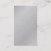 垂直シルバーグレートレンディーピンクモノグラムフェミニン 名刺 (裏面)