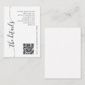 垂直スクリプト結婚の詳細エンクロージャカード エンクロージャーカード (正面/裏面)