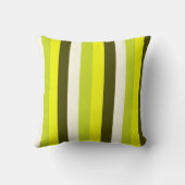 垂直ストライプの抽象芸術 クッション (裏面)