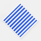 垂直ストライプセーラーブルー&ホワイトパターン (コーナー)