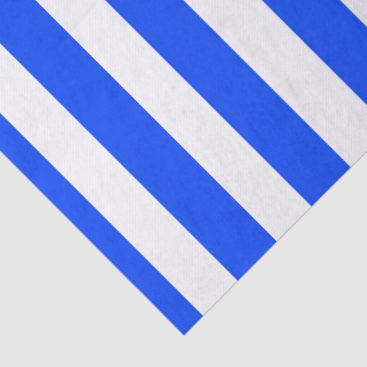 垂直ストライプセーラーブルー&ホワイトパターン 薄葉紙 (詳細)