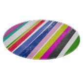 垂直ストライプ カッティングボード (角)