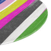 垂直ストライプ カッティングボード (角)