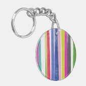 垂直ストライプ キーホルダー (正面左)