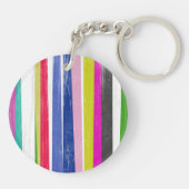 垂直ストライプ キーホルダー (裏面)