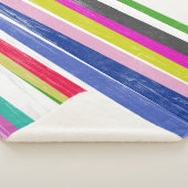 垂直ストライプ シェルパブランケット (3/4)