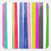 垂直ストライプ スクエアシール (正面)