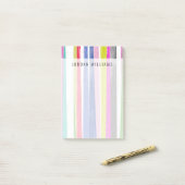 垂直ストライプ ポストイット (デスク上)