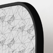 垂直デザイン百二 ピックルボールラケット (左詳細)