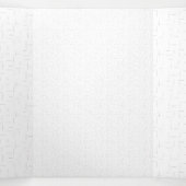 垂直デザイン33 三つ折りクリスマスカード (内部中)