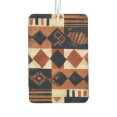 垂直デザイン（アフリカ要素あり） カーエアーフレッシュナー (裏面)