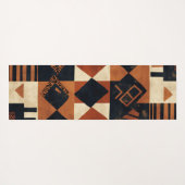 垂直デザイン（アフリカ要素あり） ヨガマット (裏面(横))