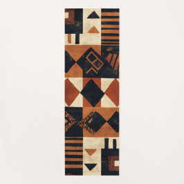 垂直デザイン（アフリカ要素あり） ヨガマット