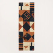 垂直デザイン（アフリカ要素あり） ヨガマット (裏面)