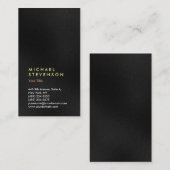 垂直トレンディーグレー色のモダンプロフェッショナル 名刺 (正面/裏面)