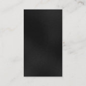 垂直トレンディーグレー色のモダンプロフェッショナル 名刺 (裏面)