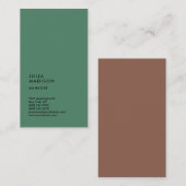 垂直トレンディー管理者コンサルタント 名刺 (正面/裏面)