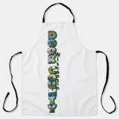 垂直ドア郡ウィスコンシン大きな文字 エプロン (正面)