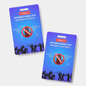 垂直バッジ バッジ (正面＆裏面)