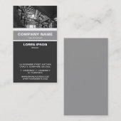 垂直バンド – モダンインテリア 名刺 (正面/裏面)