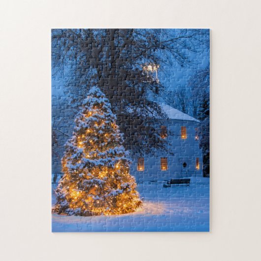 垂直バーモント円教会 ジグソーパズル (縦)