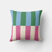 垂直パタカラフルーンストライプの クッション (裏面)