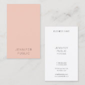 垂直ビジネス・カーエレガントドモダンシンプルの 名刺 (正面/裏面)